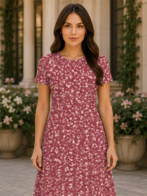 Female AOP A Line Dress
