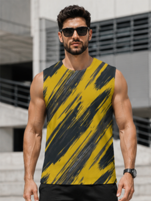 MAAKO Urban Velocity AOP Men's Sleeveless T-Shirt