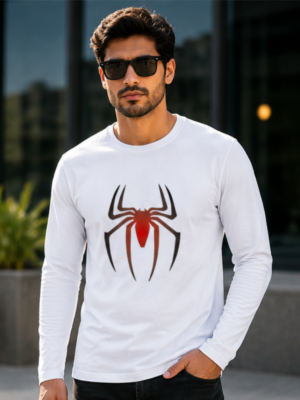 Shadow Spider Graphic Full Sleeve T-Shirt – Premium Cotton Hero Edition