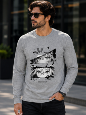 Anime Vision Graphic Full Sleeve T-Shirt – Premium Cotton Streetwear Edition