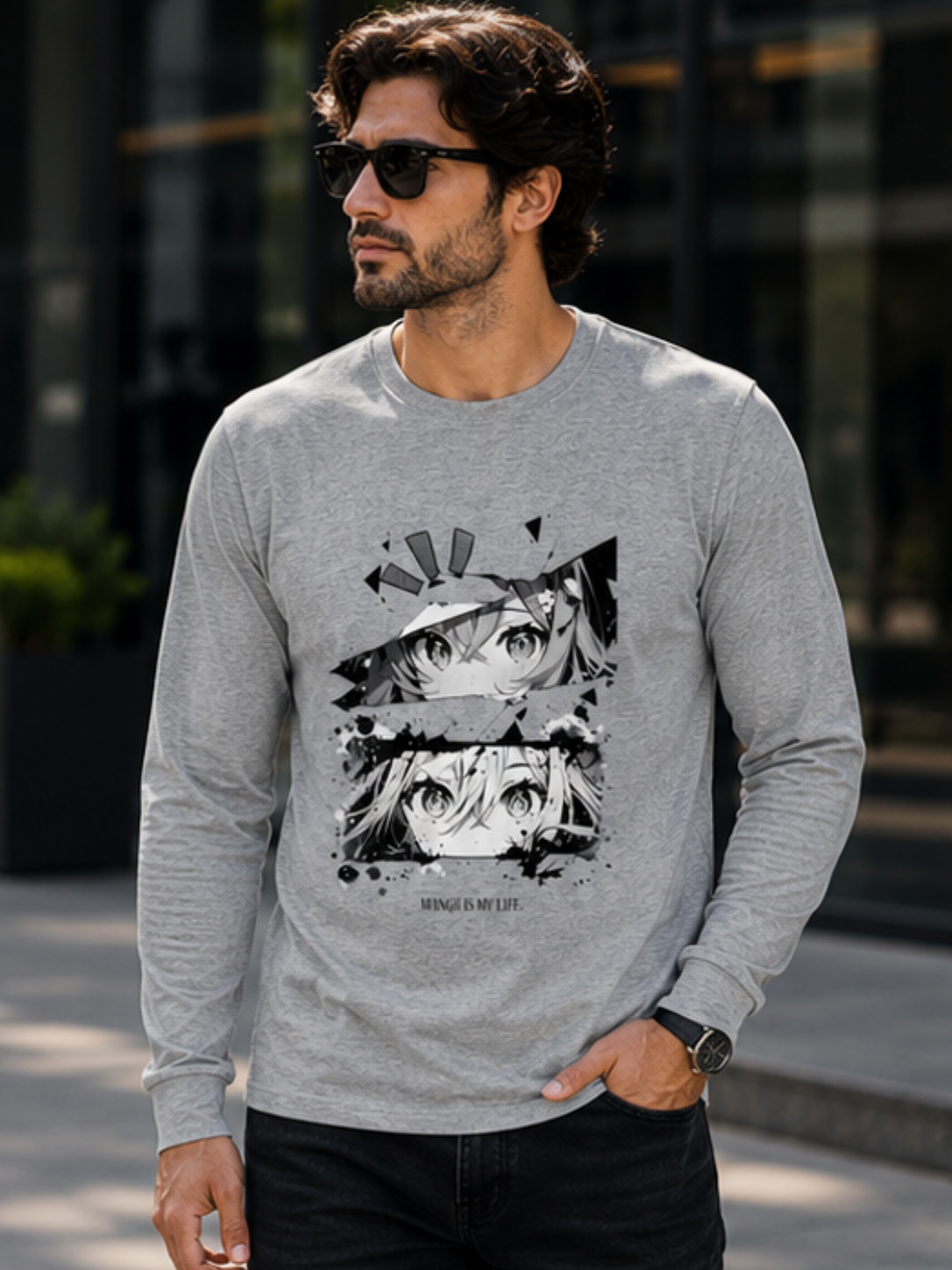 Anime Vision Graphic Full Sleeve T-Shirt – Premium Cotton Streetwear Edition - Image 5