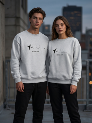His Travel Buddy Premium Unisex Sweatshirt