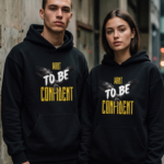 Want To Be Confident Premium Unisex Pullover Hoodie - Black