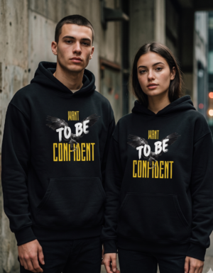 Want To Be Confident Premium Unisex Pullover Hoodie
