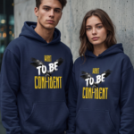 Want To Be Confident Premium Unisex Pullover Hoodie - Navy Blue