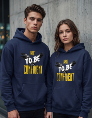 Want To Be Confident Premium Unisex Pullover Hoodie