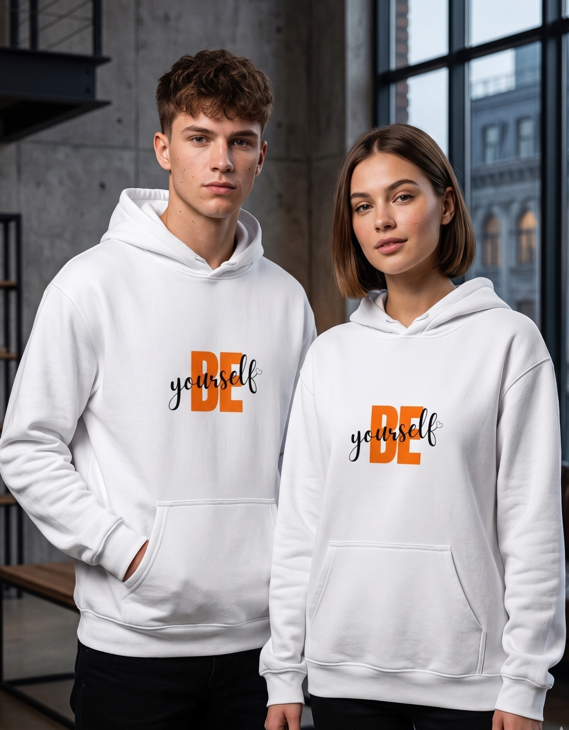 Be Yourself Premium Unisex Pullover Hoodie