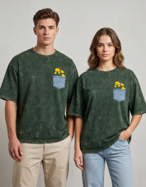 Urban Bloom Acid Wash Oversized Tee
