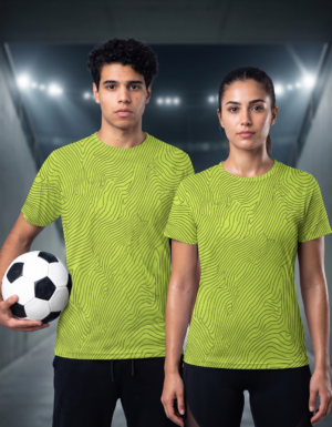 Volt Line Premium Unisex AOP Sports T-Shirt