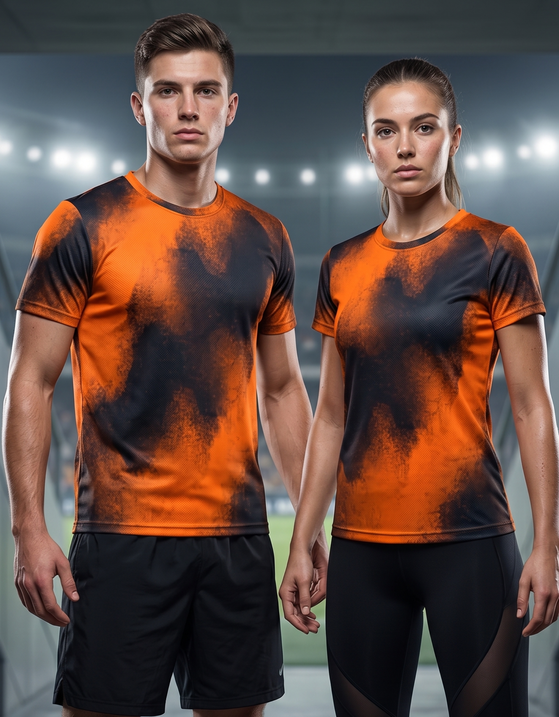 Inferno Smoke Premium Unisex AOP Sports T-Shirt