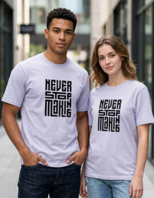Never Stop Moving Premium Unisex Sports T-Shirt