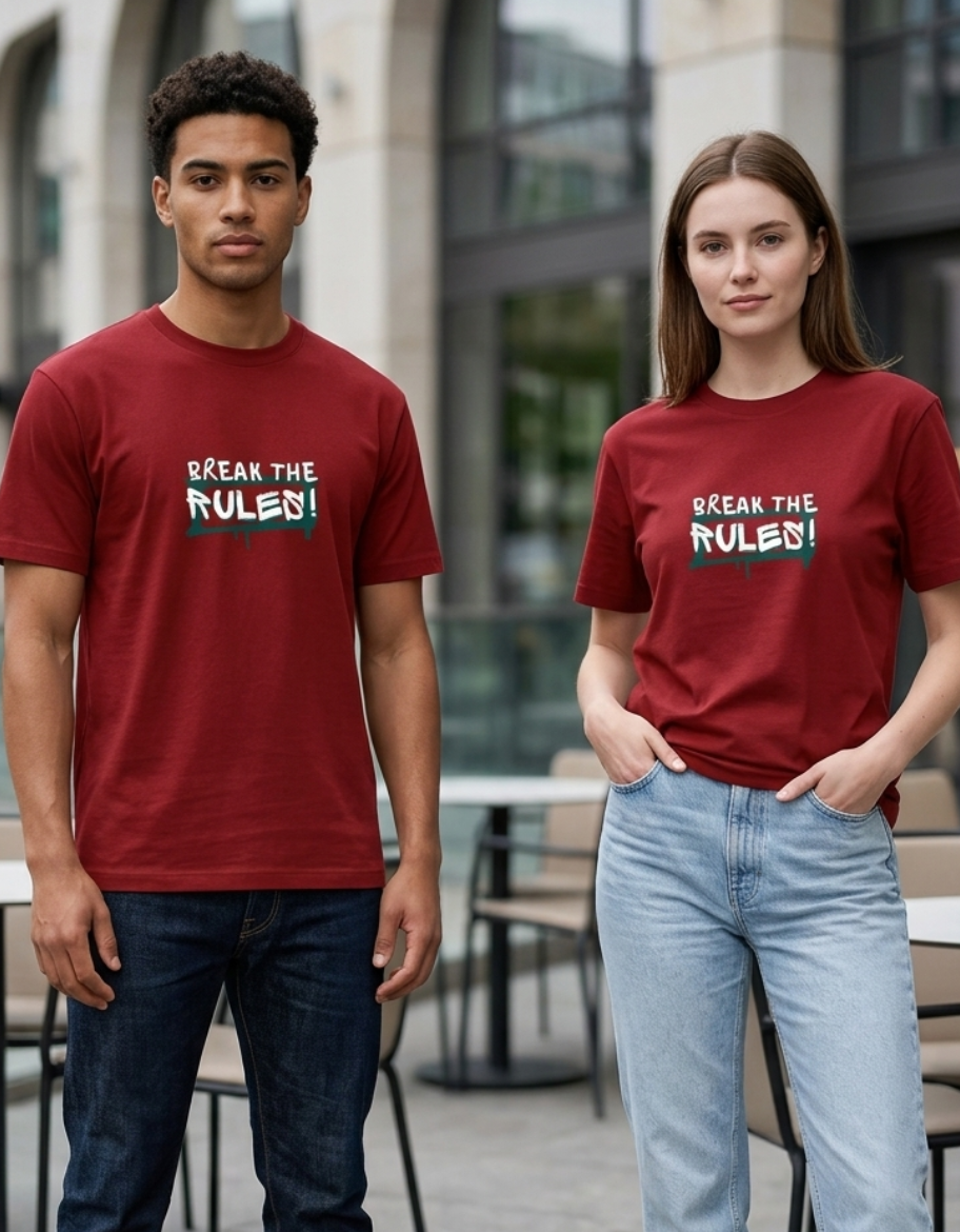 Break The Rules Premium Unisex Stretch T-Shirt