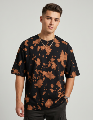 Rust Storm Tie-Dye Oversized T-Shirt
