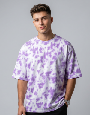 Lavender Haze Tie-Dye Oversized T-Shirt
