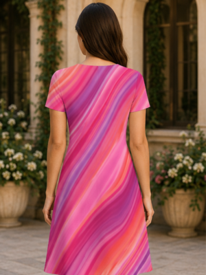 Female AOP A Line Dress