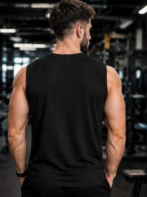 GYM MODE ON Men's Sleeveless T-Shirt | Premium Cotton Workout & Training Tank Top
