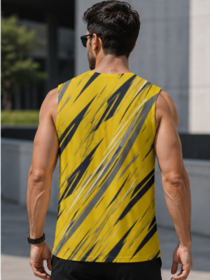 MAAKO Thunder Strike AOP Men's Sleeveless T-Shirt