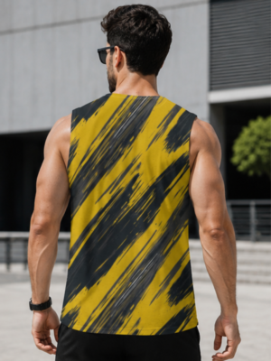 MAAKO Urban Velocity AOP Men's Sleeveless T-Shirt