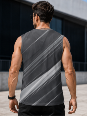MAAKO Shadow Velocity AOP Men's Sleeveless T-Shirt