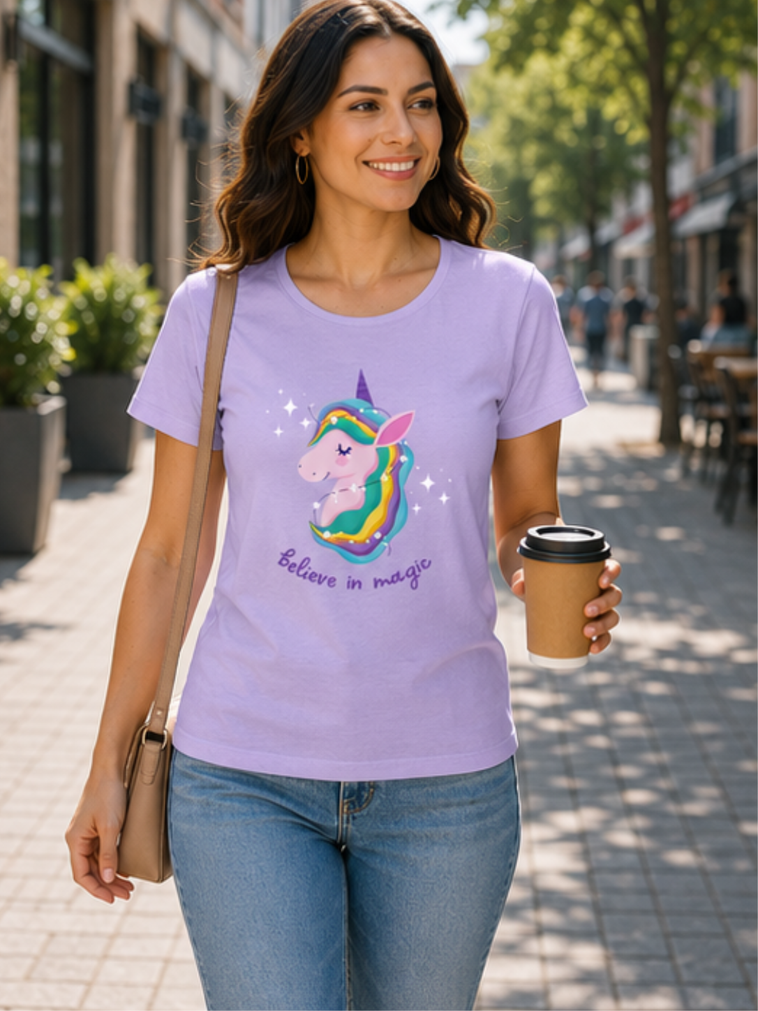 Rainbow Unicorn Fantasy Women’s Classic T-Shirt