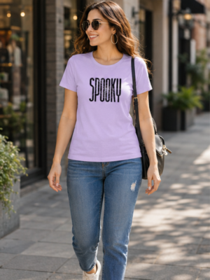 Spooky Mood Oversized Graphic Women’s T-Shirt