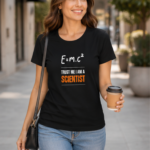 E=mc² Scientist Mode Women’s Classic T-Shirt - Black