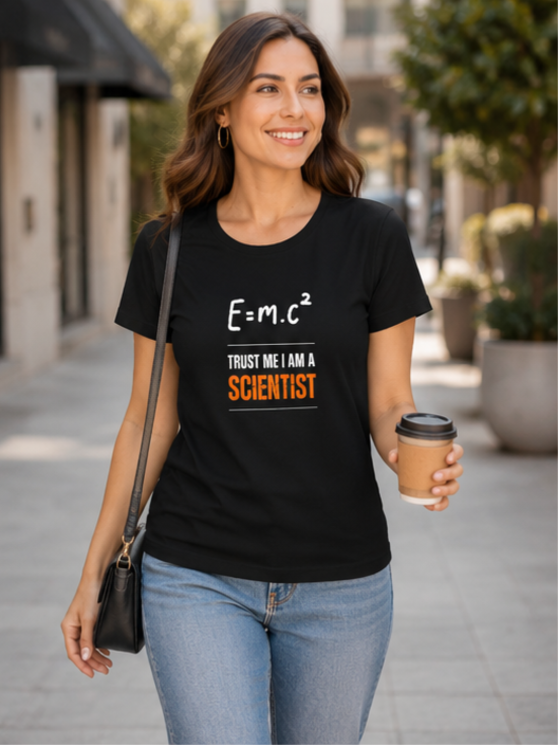 E=mc² Scientist Mode Women’s Classic T-Shirt - Image 3