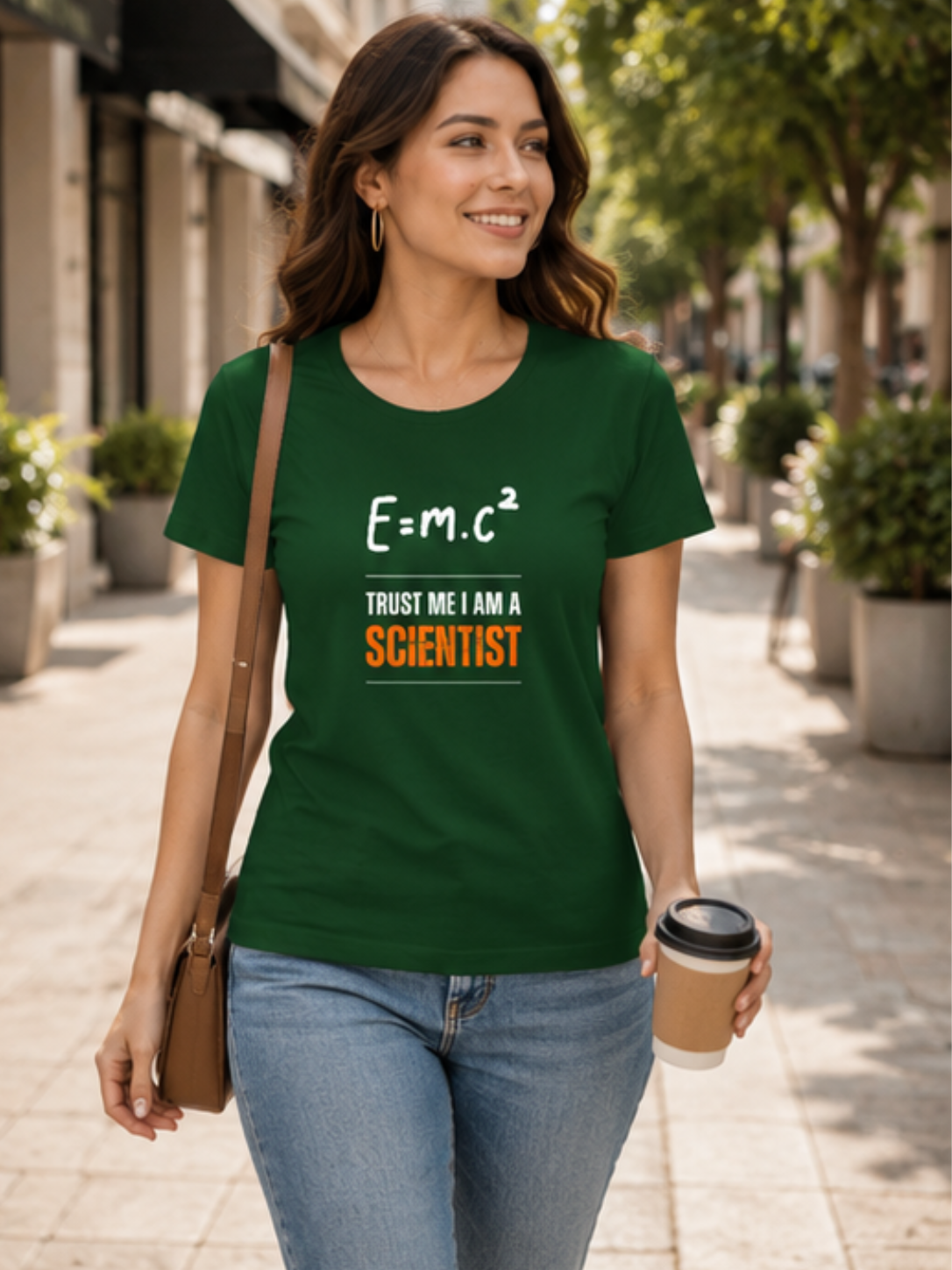 E=mc² Scientist Mode Women’s Classic T-Shirt - Image 6