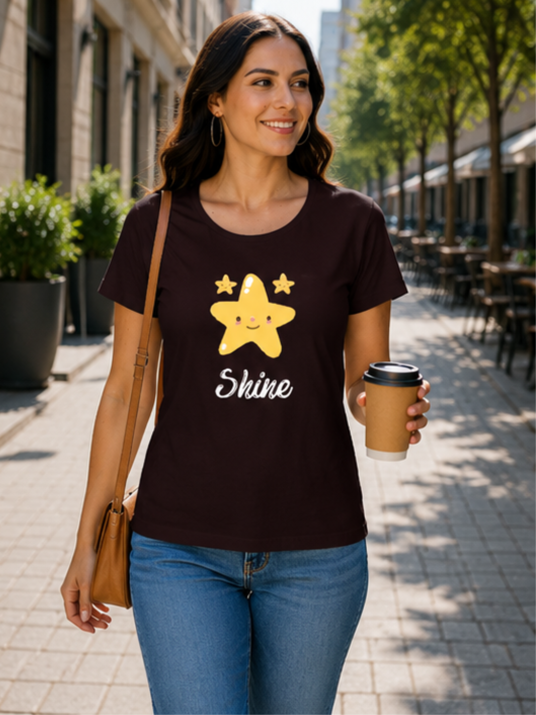 Women’s Motivational T-Shirt – Cute Shine Design Apparel - Image 4