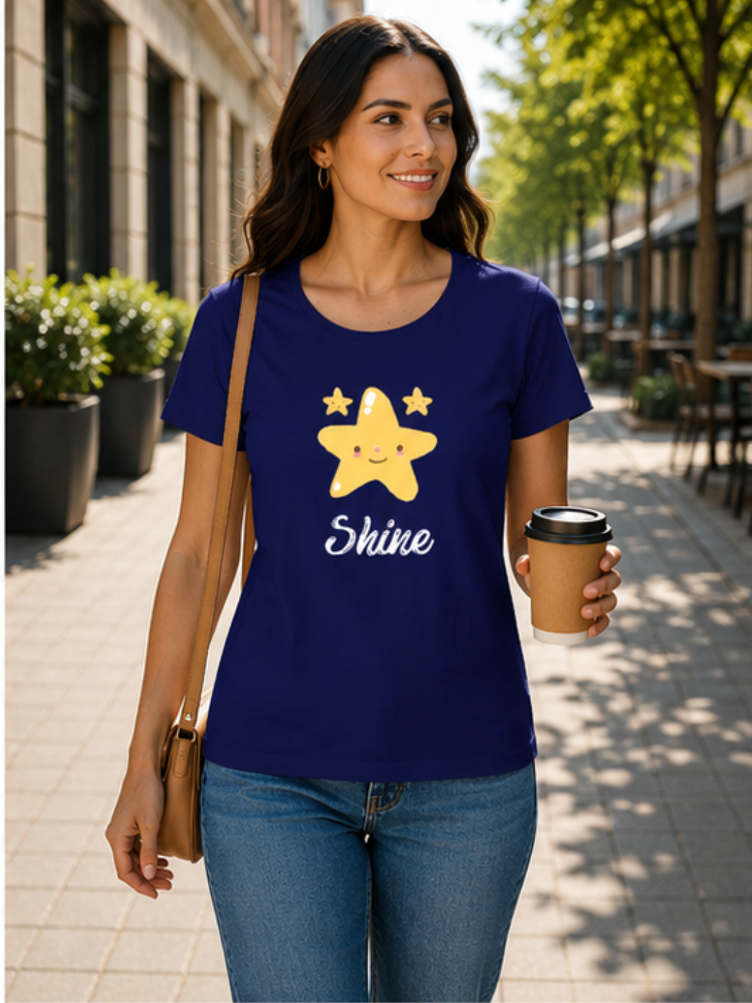 Women’s Motivational T-Shirt – Cute Shine Design Apparel