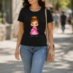 Princess Glow Classic Tee - Black