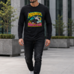 Progress Over Perfection Graphic Full Sleeve T-Shirt – Premium Cotton Streetwear Edition - Black